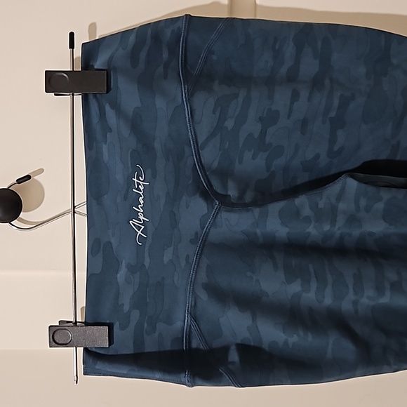 Alphalete Surface Power Leggings - Delta Blue Camo - Picture 1 of 4